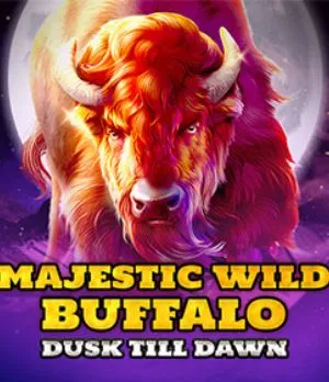 Jeu de slot Majestic Wild Buffalo avec symboles d'animaux sauvages